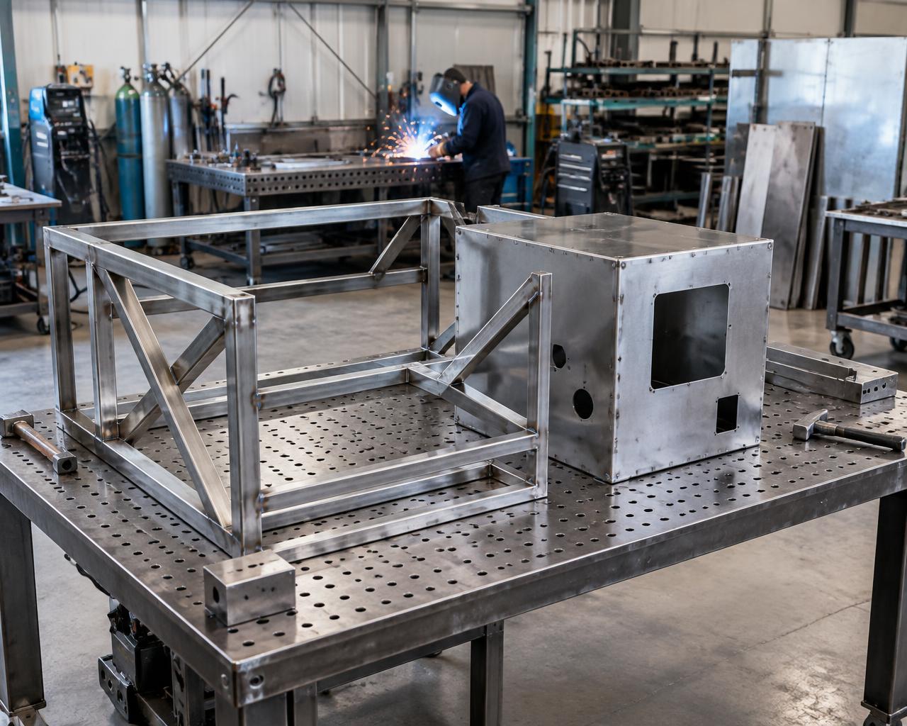 Illustrative fabricated components
